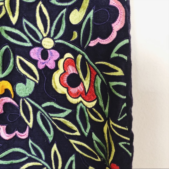 Anthropologie Embroidered Pencil Skirt - Picture 5 of 8